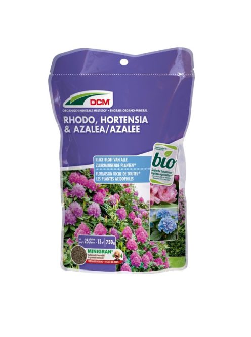 DCM növénytáp Azáleához, Rhodondendronhoz, Hortenziához 750g