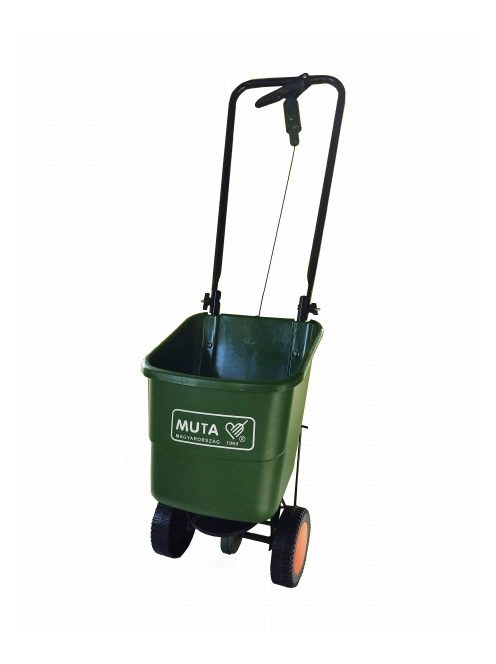 Muta gyeptrágya és fűmag szórókocsi