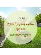 Robotfűnyírós kertek ápolása mentorprogram