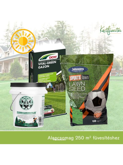 Füvesítés alapcsomag (250m2), akár napos helyekre