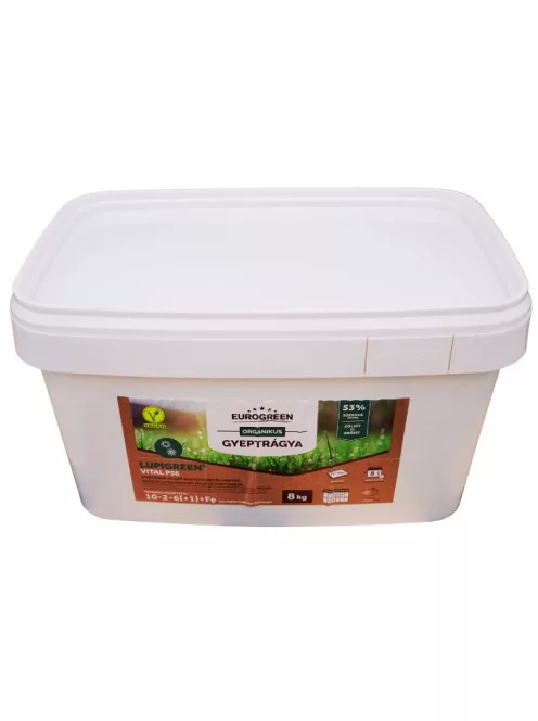 LUPIGREEN® tavaszi és nyári - vital P56 szerves-ásványi gyeptrágya 8 kg