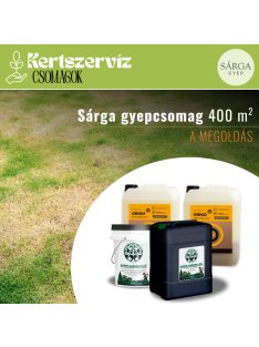 Megoldás - sárga gyep 400 m2
