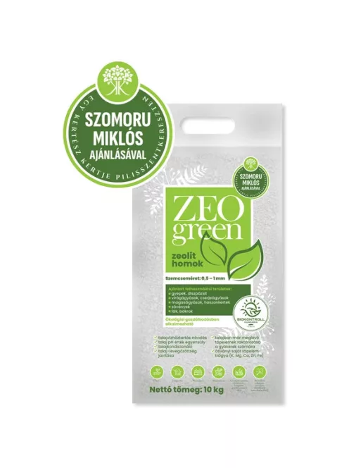 ZEOgreen zeolit homok 0,5-1 mm, 10 kg zsák