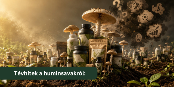 Gombamód szaporodnak a huminsav termékek és velük együtt a legdurvább tévhitek is